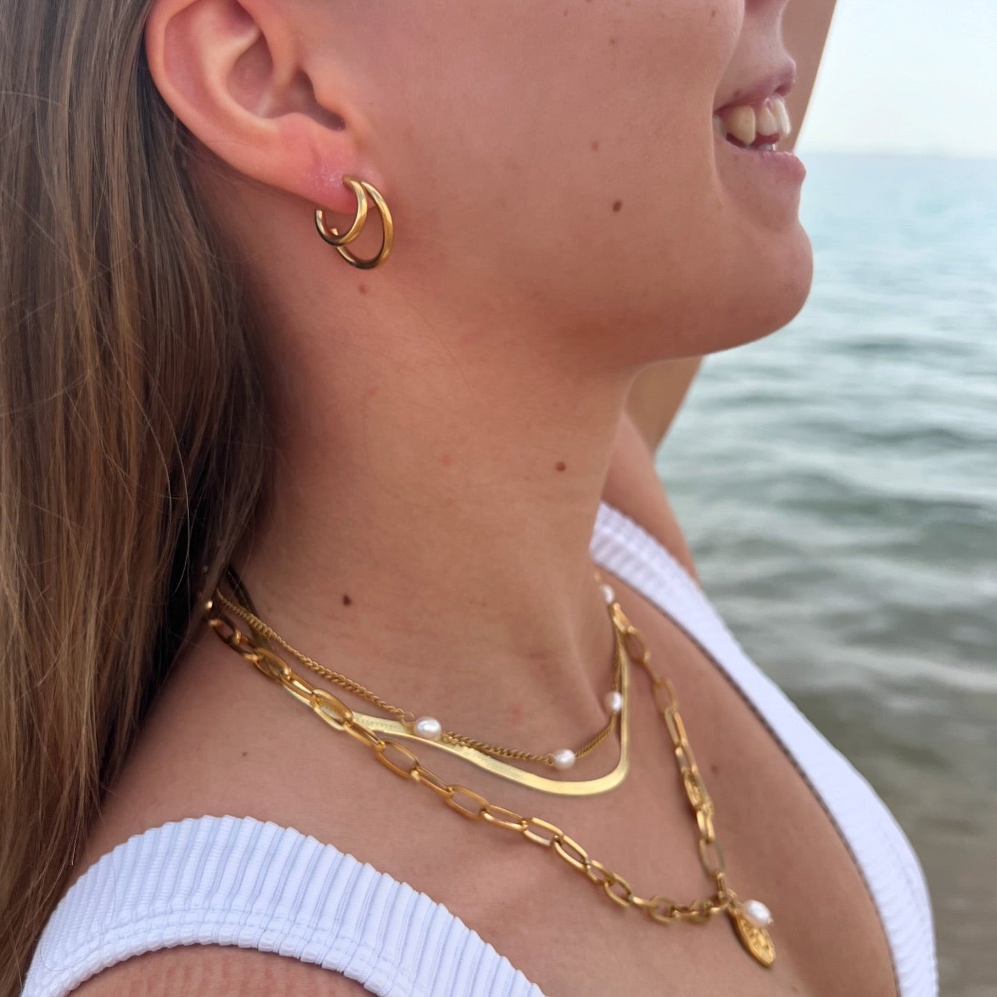 Kreolen Rio double Hoops