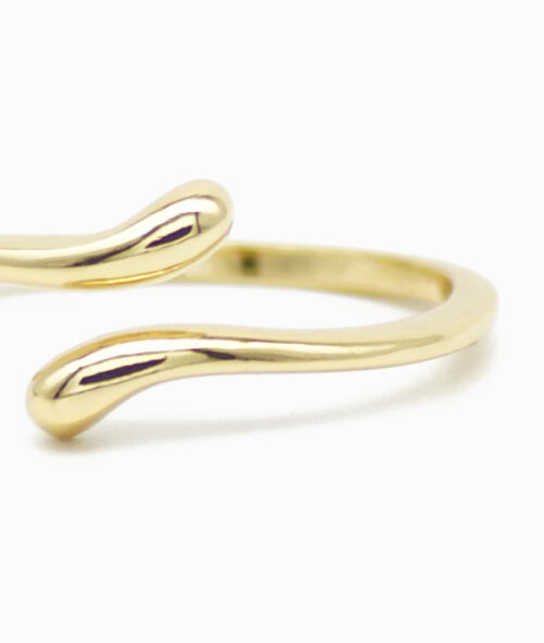 Ring ViLou gold Sterling Silber 925 schlange snake