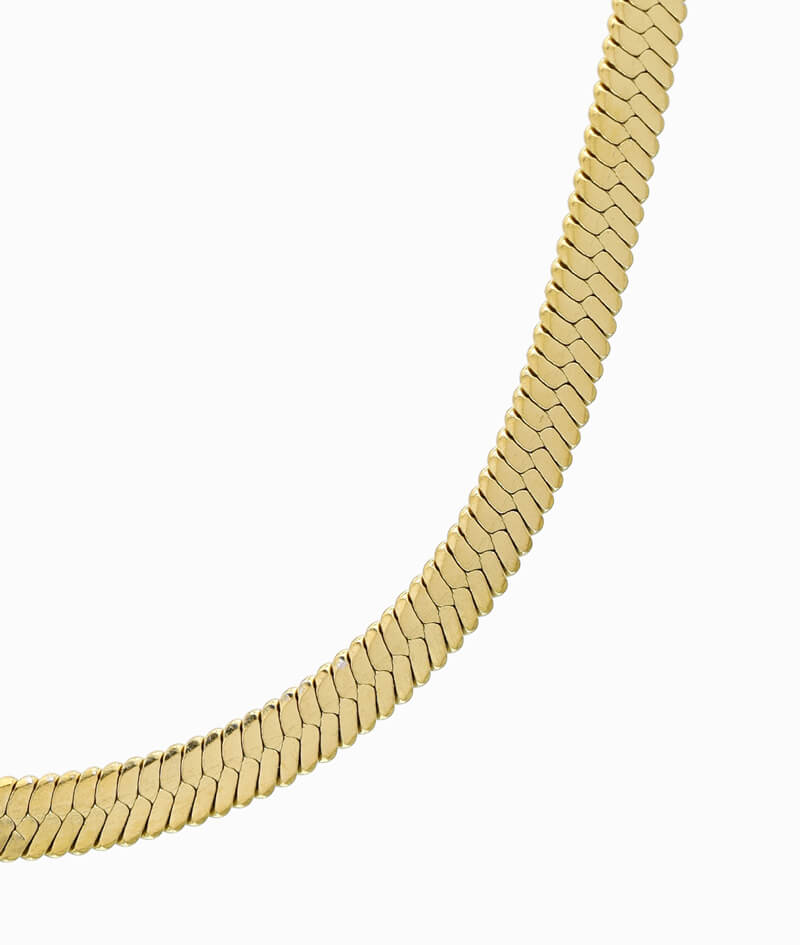 Snake Kette schlangenkette schlangenstil gold choker ketten layering trend vilou