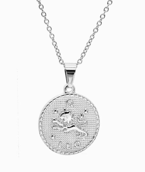 Schmuck Ketten Silberketten 1000er Feinsilber Medaille Sternzeichen Fisch an 835 Silber Kette 