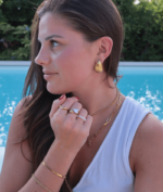 vilou schmuck ohrring waterdrop wassertropfen tropfen ohrring drop earring gold geschenkidee freundin frau