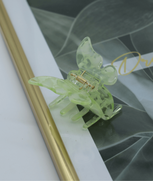schmetterling haarspange butterfly günstig vilou schmuck geschenkidee grün