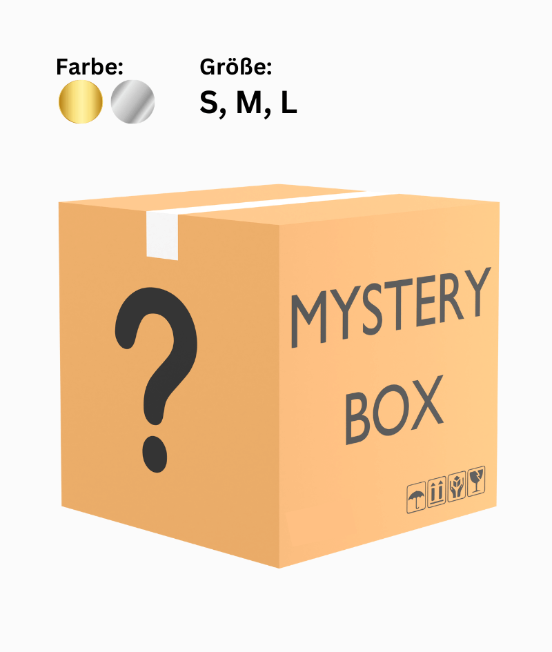 mystery box schmuck vilou geschenkidee freundin frau gold silber wasserfest